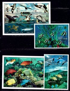 Sierra Leone 1799-1802 MNH 1995 Marine Life    (ap2302)