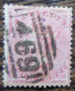 Great Britain 1862 - 1864 4d Bright Red SG81 Used