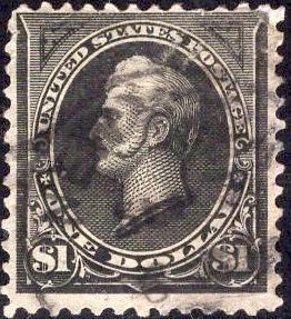 US Stamp #276a Type II $1 Perry USED SCV $200