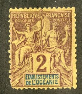 FRENCH POLYNESIA 2 MH SCV $2.40 BIN $1.00 ANGELS