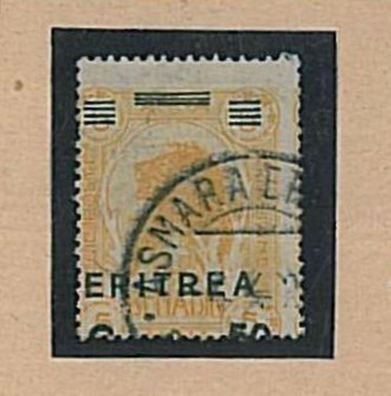 36233 Varietà  - ERITREA: Sassone 59k - Dentellatura fortemente spostata - Usato