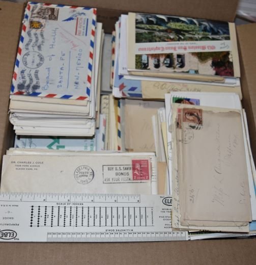 Doyle's_Stamps: Box Lot of Miscellaneous 19th/20th Century Covers & Used Stamps