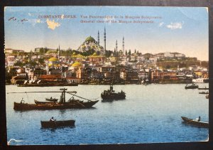 1926 Constantinople Turkey Picture Postcard Cover To Akron OH USA General View