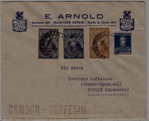 Argentina/Germany Zeppelin cover 22.4.32