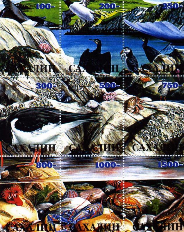 Russian Local Fauna s/s Perforated mnh.vf