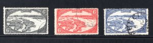 Brunei, Scott 59-61  F/VF,  Used,   CV $35.50  ....0980037