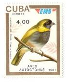 Cuba 1991 Autochthonous Birds Scott 3331 MNH Value $10.00