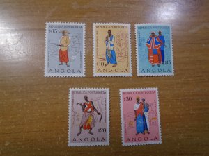 Angola  #  395-99  MNH