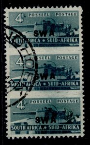 SOUTH WEST AFRICA GVI SG129, 4d slate-green, FINE USED. Cat £23.