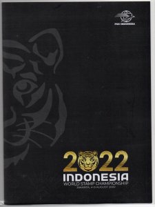 INDONESIA INDONESIE STAMP PACK 2022 WORLD STAMP CHAMPIONSHIP (OVERPRINT)