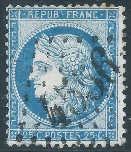 France, Sc #58, 25c Used