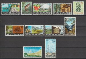 NEW ZEALAND 1967/70 SG 870/79 MNH Cat £20