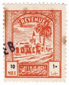 (I.B) BOIC (Tripolitania) Revenue : Duty Stamp 10m (1952)