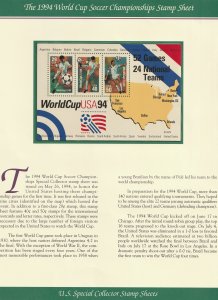 United  States  2837  World  Cup  USA 94  MNH