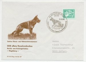 Cover / Postmark Germany / DDR 1980 Dog show