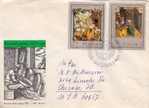 Poland, First Day Cover, Art