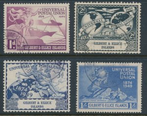 Gilbert & Ellice Islands SG 59 62 UPU Used 