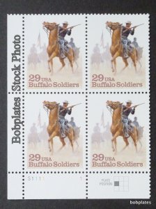 BOBPLATES #2818 Buffalo Soldiers Plate F-VF MNH SCV=$2.5~See Details for #s/Pos