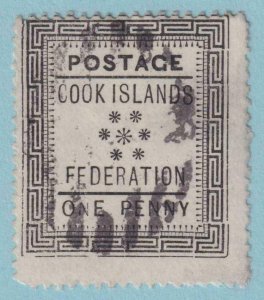 COOK ISLANDS 5  USED - NO FAULTS - FINE! - CKE