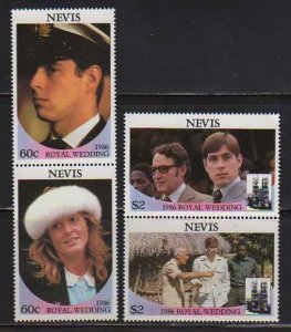 Nevis MNH 498-9 Royal Wedding Prince Andrew & Sarah