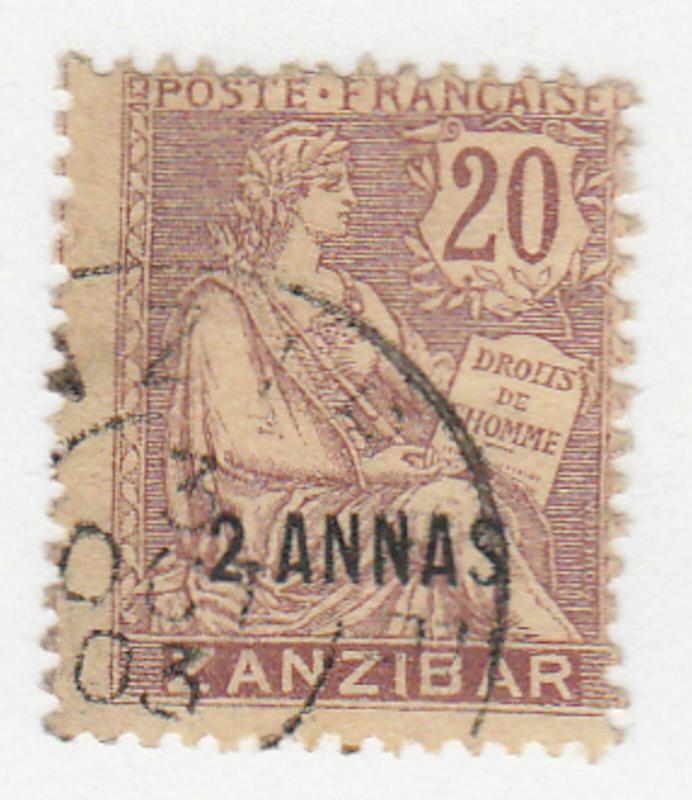 France-Offices in Zanzibar - 1902 - SC 42 - Used