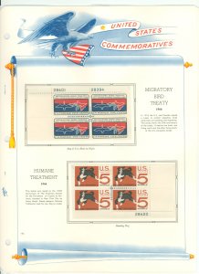United States #1306-1311/1314 Mint (NH) Plate Block