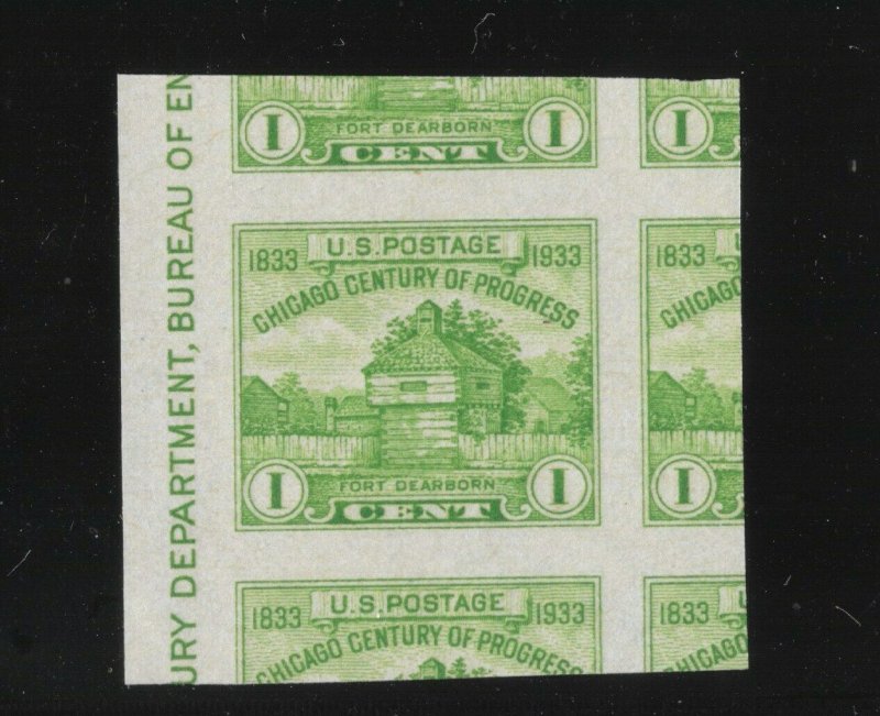 US SCOTT #730a Left Margin Graded Gem 100 Mint NGAI 2015 PSE 1309888 SMQ $50 