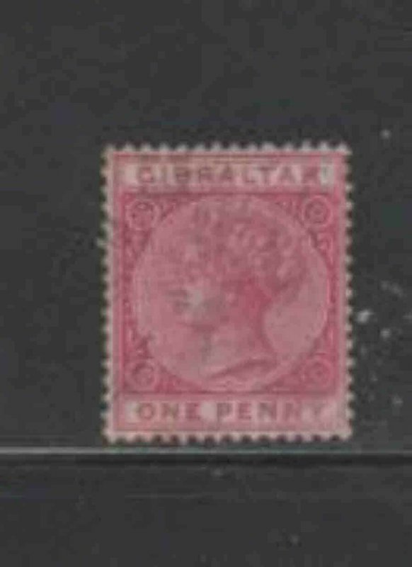 GIBRALTAR #11 1888 1p QUEEN VICTORIA F-VF USED