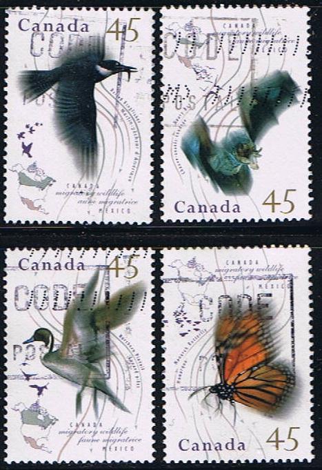 Canada #1563-6 Migratory Wildlife VF Used Set