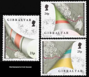 Gibraltar Scott 614-617 Mint never hinged.