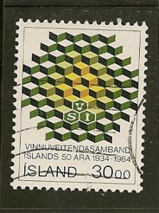 Iceland  Scott  599   Used