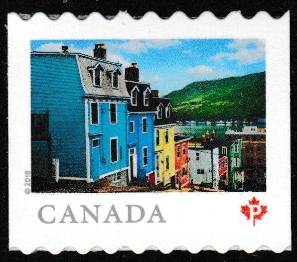 Canada 3062 Far & Wide Jellybean Houses P single (from coil of 100) MNH 2018