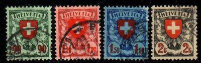 Switzerland Sc 200-3 1924 shield stamps used