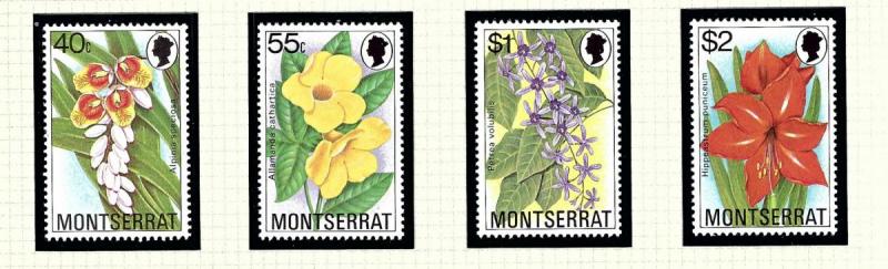 Montserrat 389-92 MNH 1978 Flowers