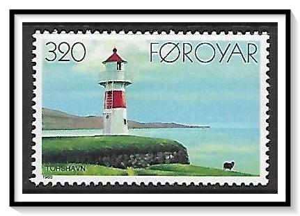 Faroe Islands #131 Lighthouse - Thorshavn MNH