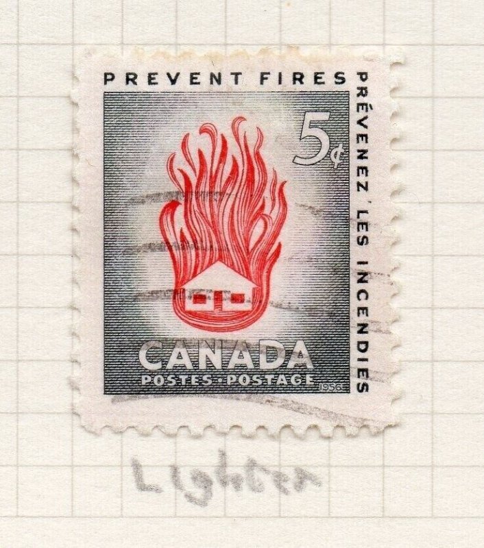 Canada 1956 Early Issue Fine Used 5c. NW-217532