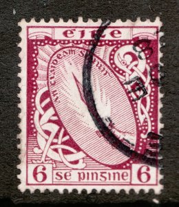 1922 Ireland Éire - Sc #73 - Sword of Light 6sp used postage stamp Cv $5.75