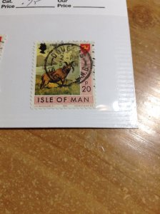 Isle of Man  # 25  used