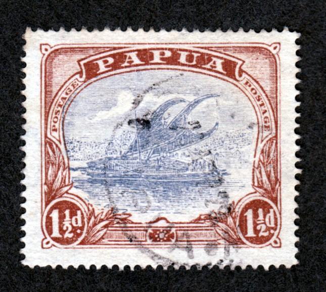 Papua Old Used Single b!