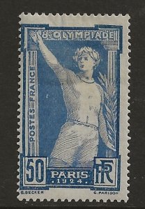 France 201 1924  50fr  fine mint  hinged