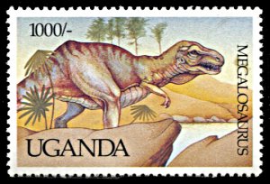 Uganda 1003, MNH, Dinosaur: Megolosaurus