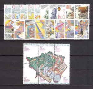 1986 Vatican City - Sc# 768-778 - Complete year set - MNH