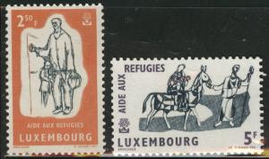 Luxembourg Scott 357-358 MNH** 1960 Refugee Year set