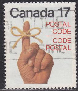 Canada 816 Introduction Of The Postal Code 17¢ 1979