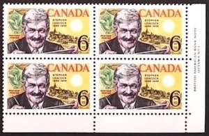 Canada 504 Plate Block LR No. 1 VF MNH