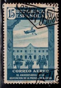 SPAIN Scott C77 Used Helicopter airmail