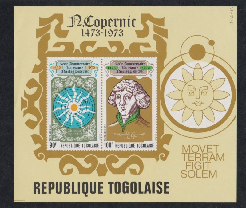 Togo # 842-845, C200-201, C201a, Copernicus 500th, Mint NH, 1/2 Cat.