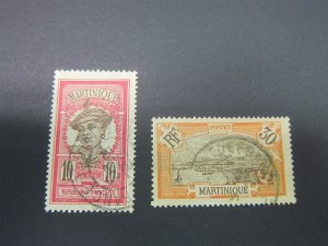 French Mauritania 1908 Sc 67,76 FU