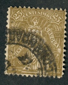 Uruguay #166 used Single