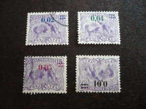 Stamps - French Guiana - Scott# 94-97 - Used Set of 4 Stamps